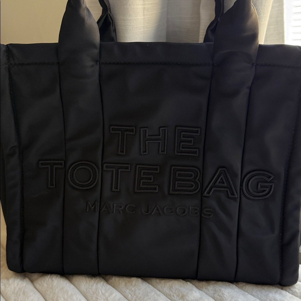 Marc Jacobs Black Quilted Tote Bag